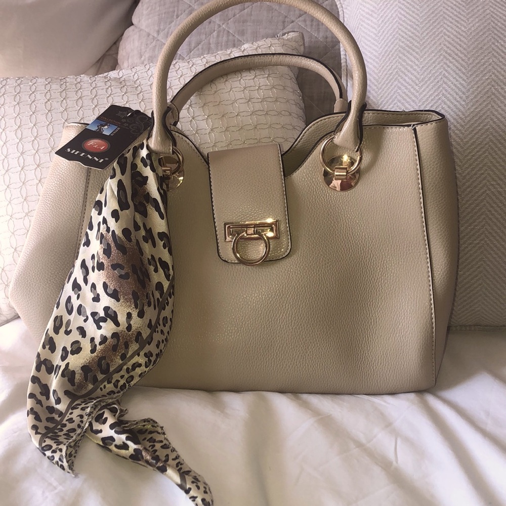 Sifenni Beige handbag NWT